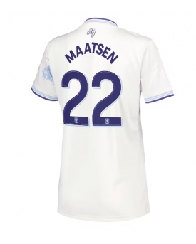 Aston Villa Ian Maatsen #22 Maglia Gara Terza Repliche 2025-26 Donna Maniche Corte Aston Villa Ian Maatsen #22 Maglia Gara Terza Repliche 2025-26 Donna Maniche Corte